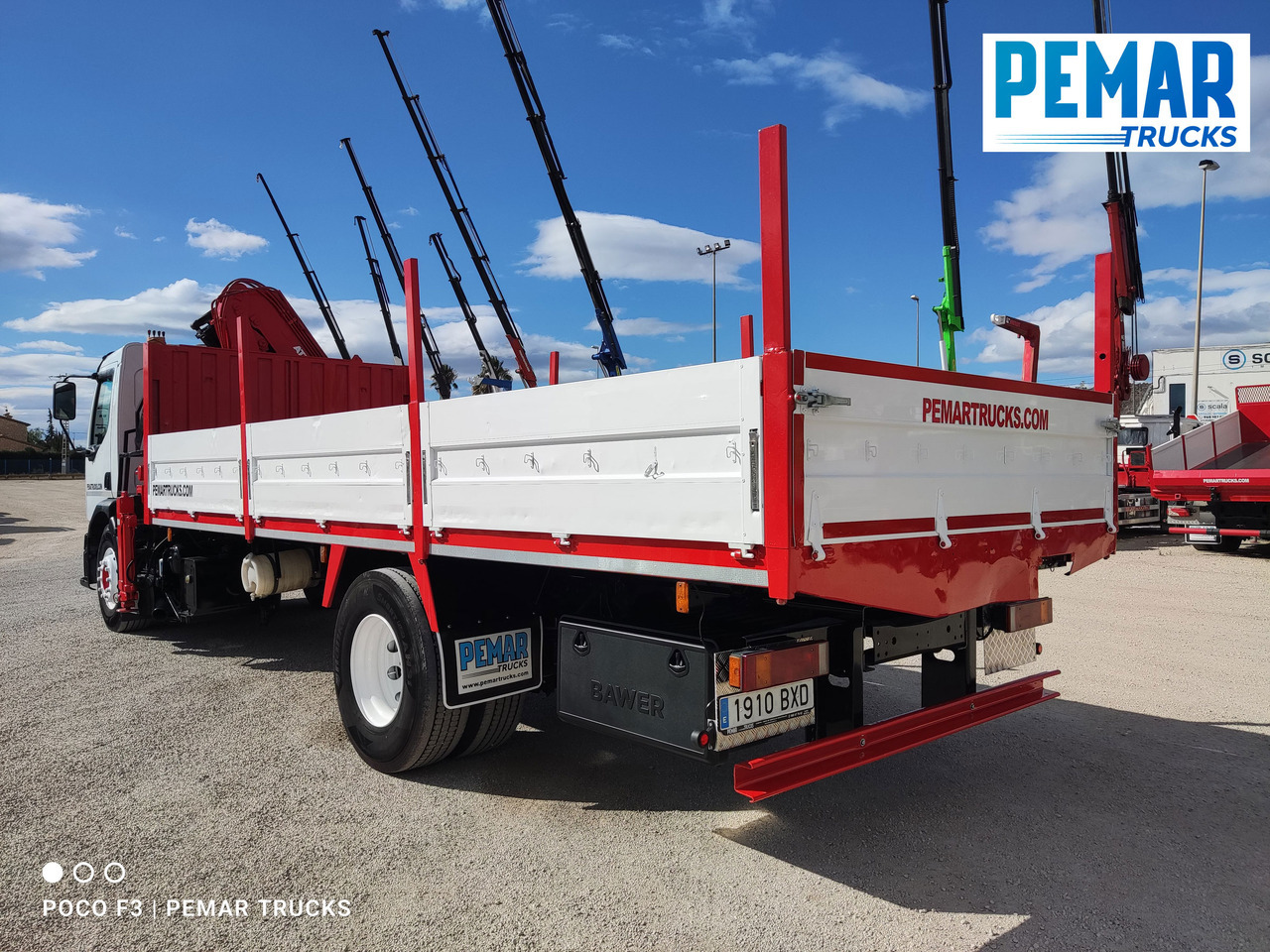Crane truck RENAULT PREMIUM 270 DCI GRUA CAJA FIJA: picture 8