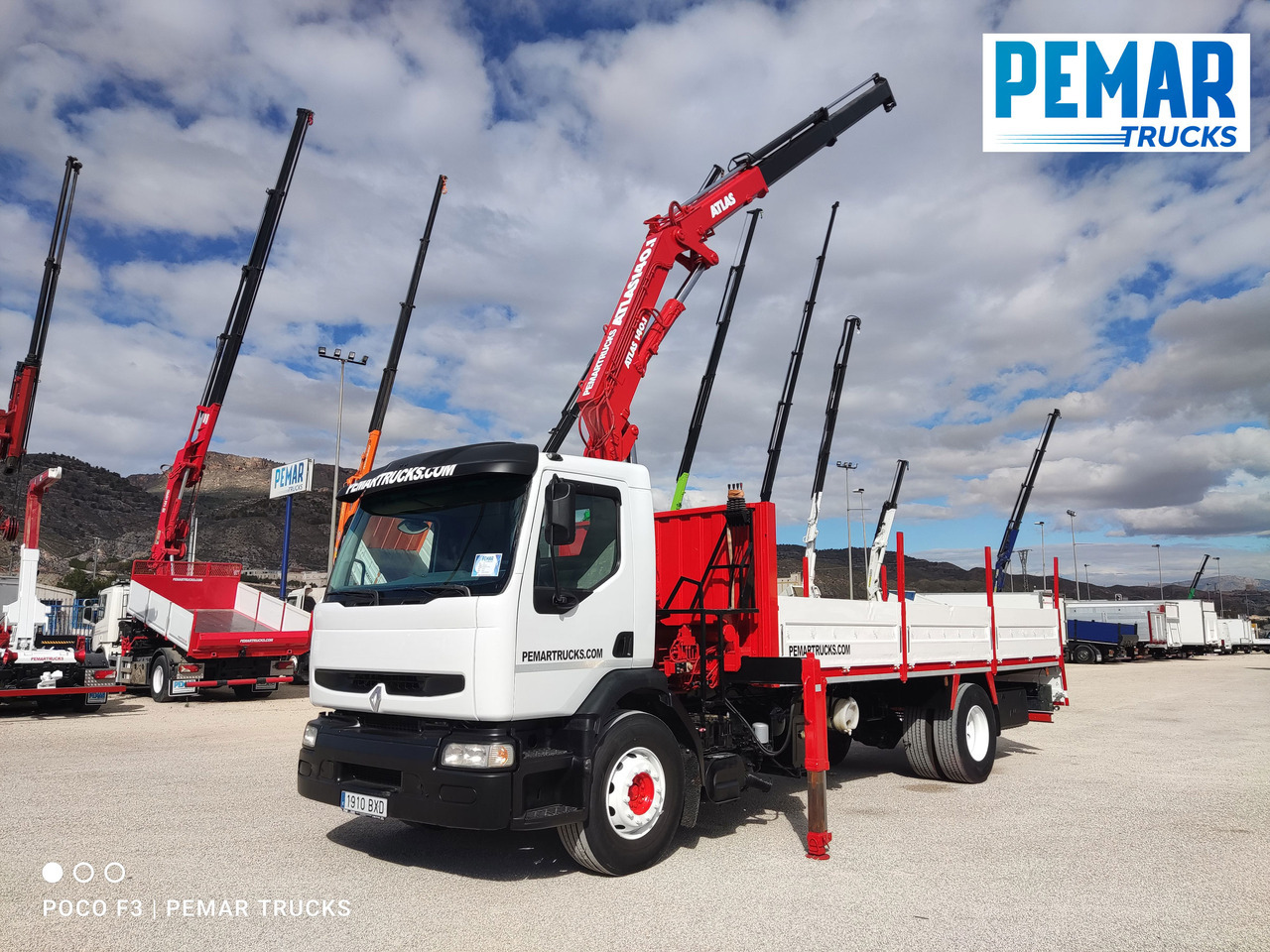 Crane truck RENAULT PREMIUM 270 DCI GRUA CAJA FIJA: picture 20