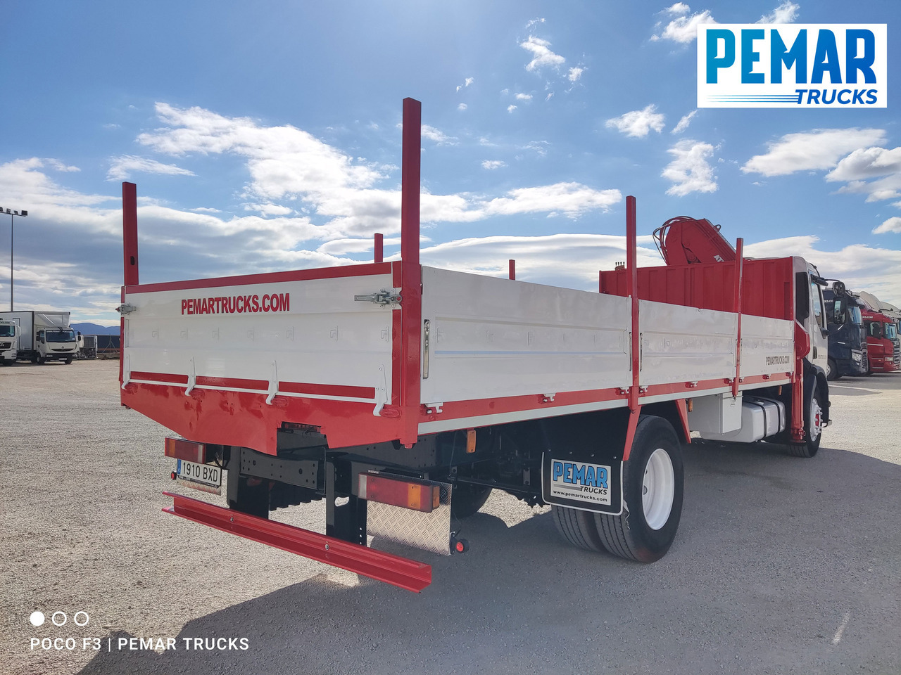 Crane truck RENAULT PREMIUM 270 DCI GRUA CAJA FIJA: picture 6