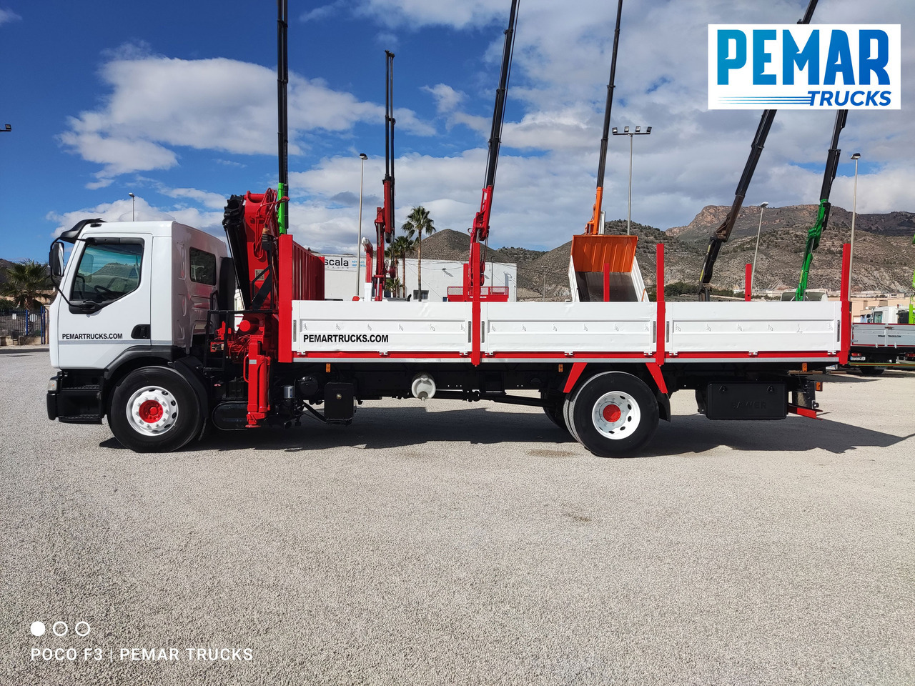 Crane truck RENAULT PREMIUM 270 DCI GRUA CAJA FIJA: picture 9