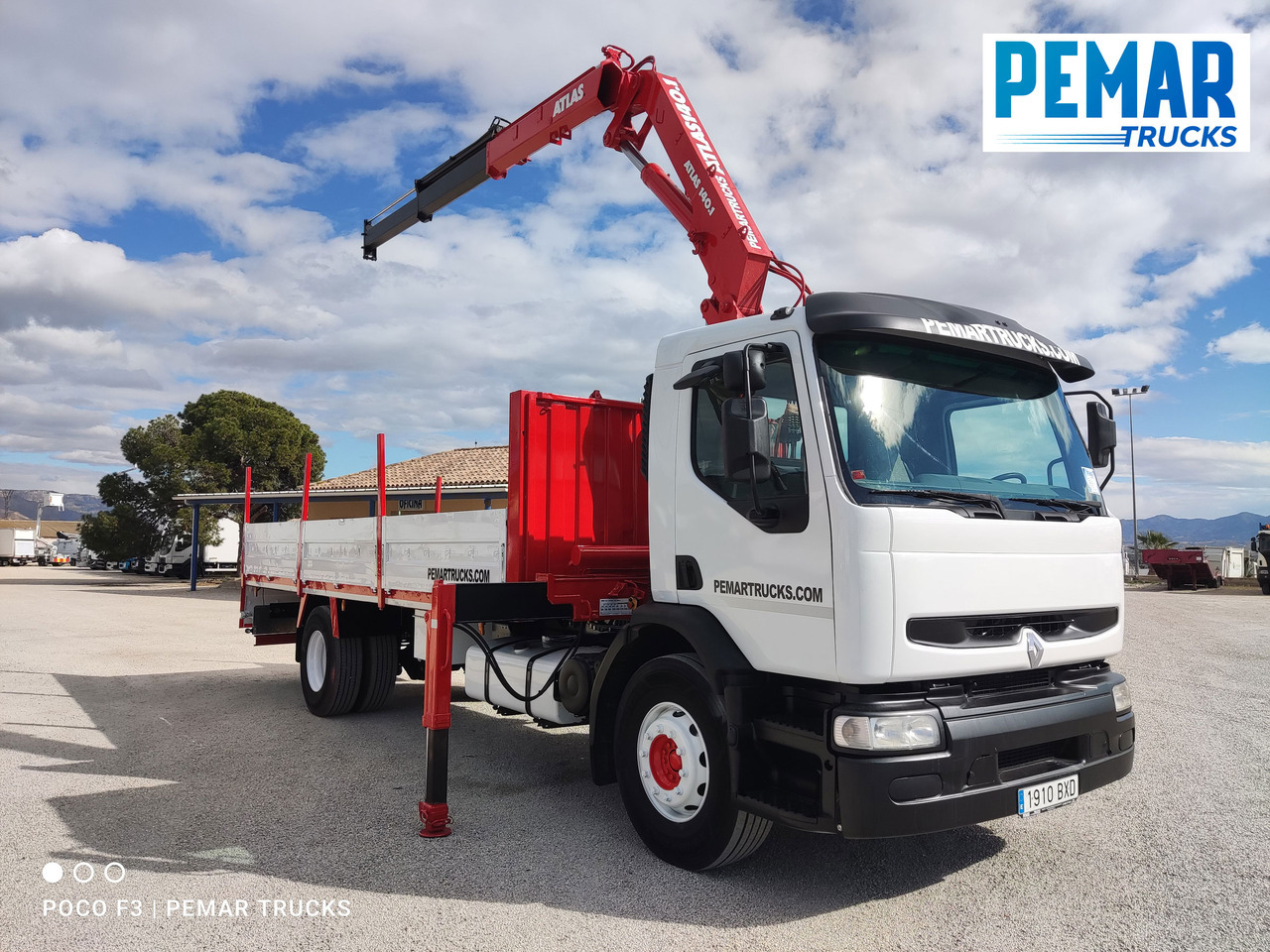 Crane truck RENAULT PREMIUM 270 DCI GRUA CAJA FIJA: picture 17