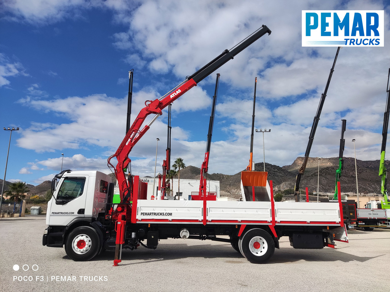 Crane truck RENAULT PREMIUM 270 DCI GRUA CAJA FIJA: picture 19