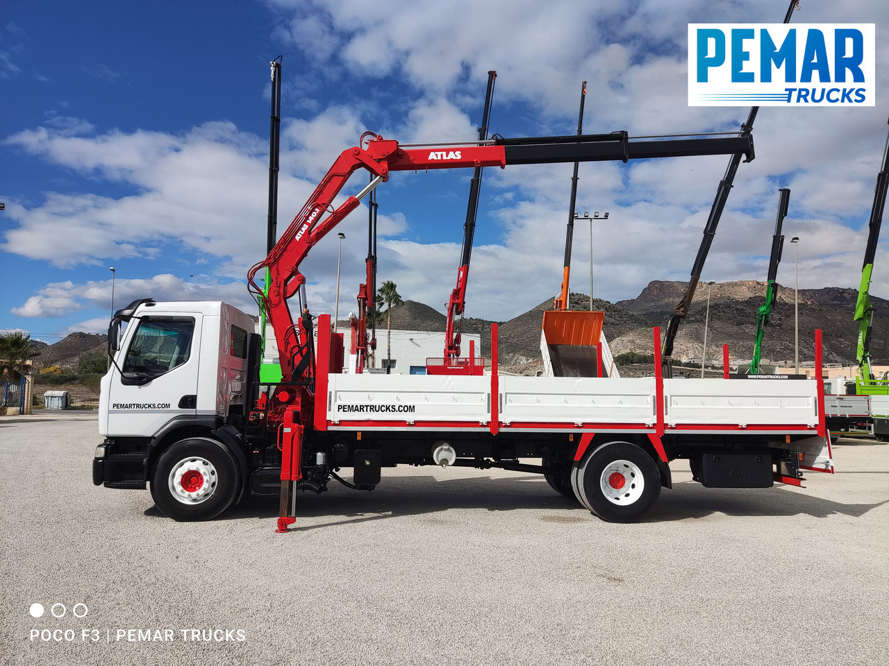 Crane truck RENAULT PREMIUM 270 DCI GRUA CAJA FIJA: picture 18