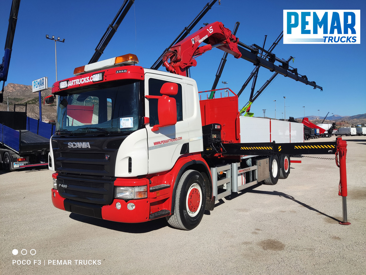 SCANIA P 400 6X2 GRUA CAJA FIJA - Crane truck: picture 1 SCANIA P 400 6X2 GRUA CAJA FIJA - Crane truck: picture 1
