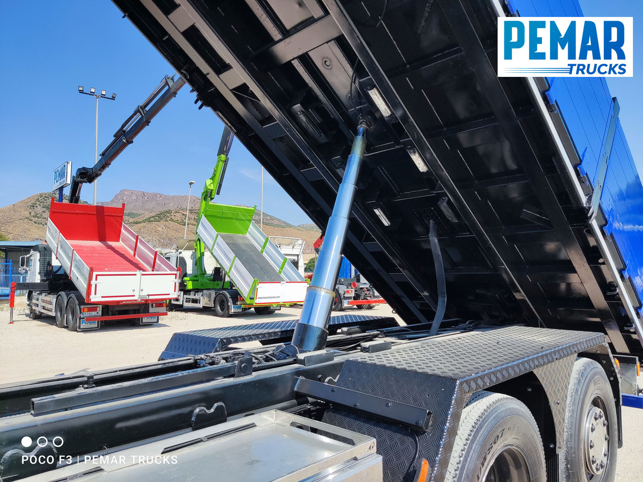 Tipper, Crane truck SCANIA R 420 6X2 GRUA PALFINGER PK 23002 BASCULANTE: picture 19