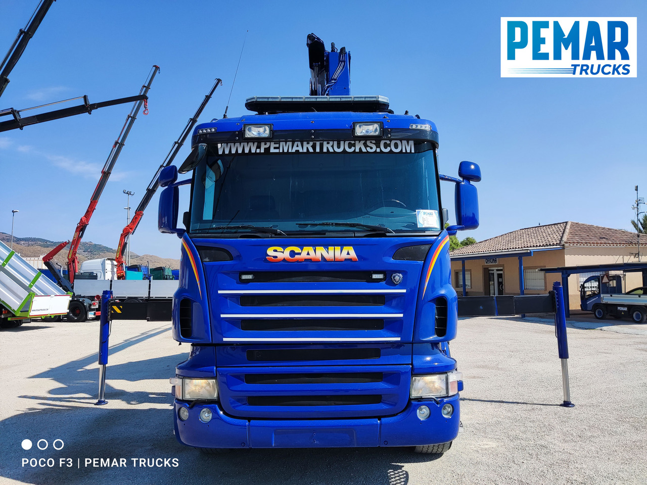 Tipper, Crane truck SCANIA R 420 6X2 GRUA PALFINGER PK 23002 BASCULANTE: picture 23