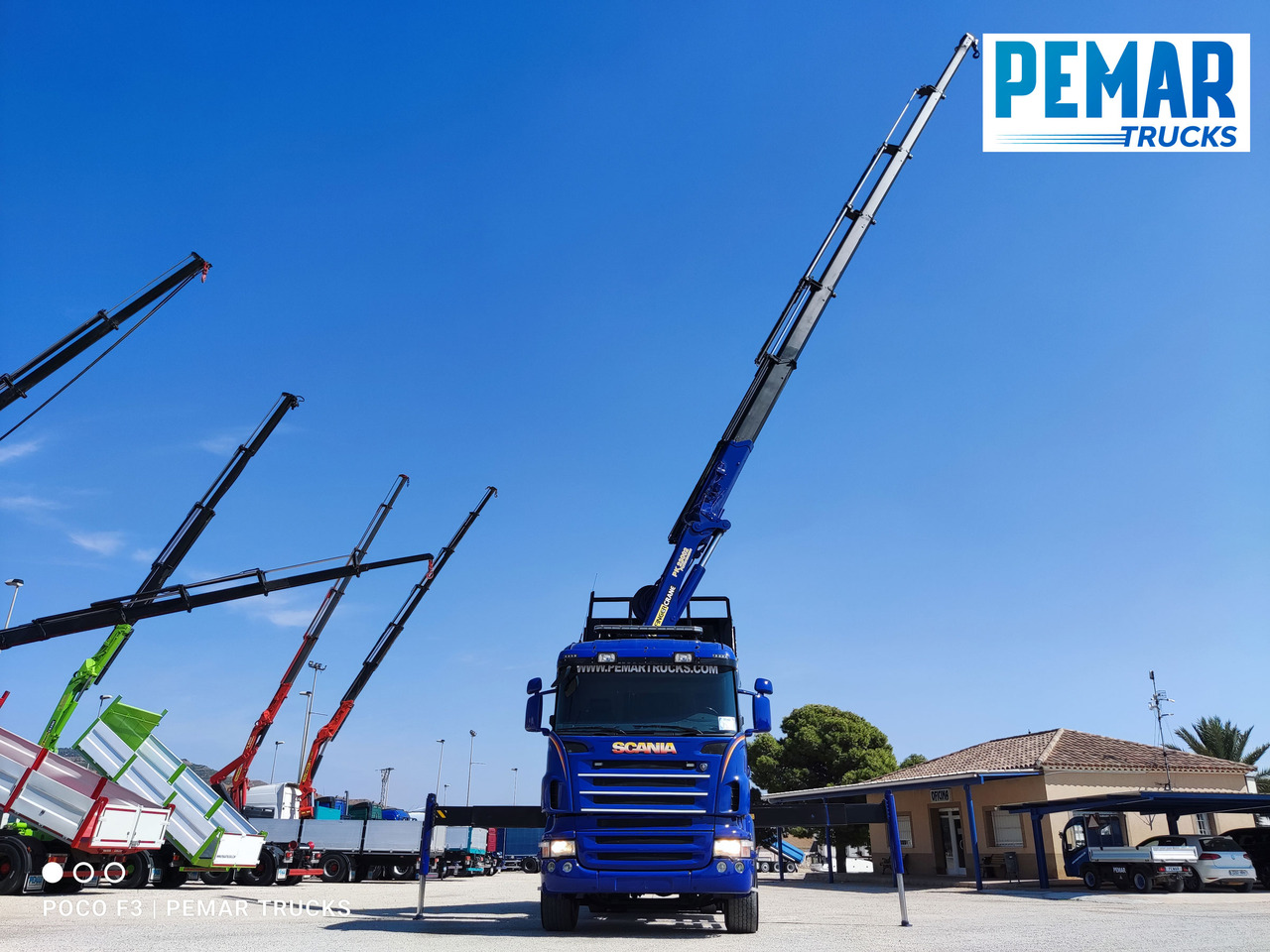 Tipper, Crane truck SCANIA R 420 6X2 GRUA PALFINGER PK 23002 BASCULANTE: picture 32