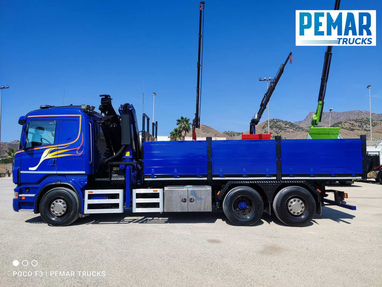 Tipper, Crane truck SCANIA R 420 6X2 GRUA PALFINGER PK 23002 BASCULANTE: picture 10