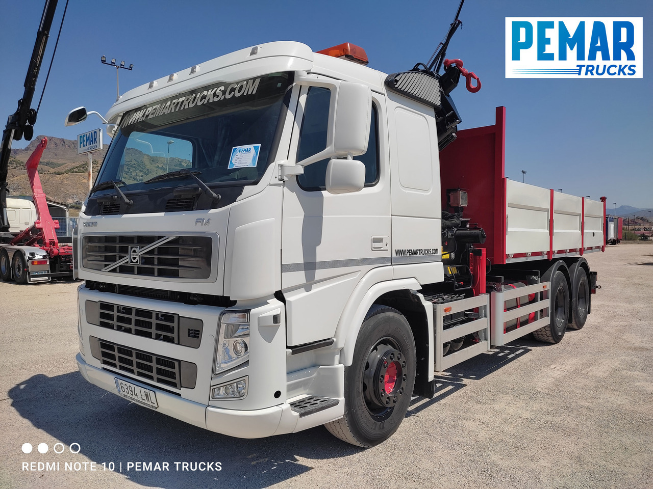 VOLVO FM 440 6X4 GRUA BASCULANTE - Tipper, Crane truck: picture 2 VOLVO FM 440 6X4 GRUA BASCULANTE - Tipper, Crane truck: picture 2
