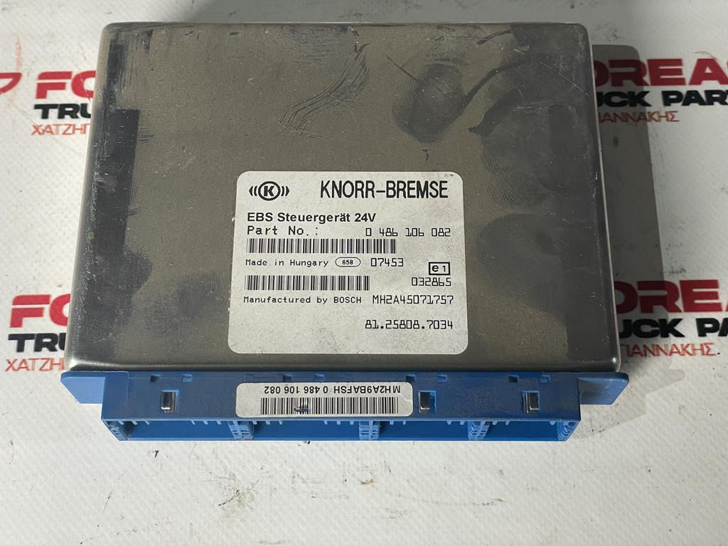 KNORR-BREMSE EBS FOR MAN - 81.25808-7034 - ECU for Truck: picture 1 KNORR-BREMSE EBS FOR MAN - 81.25808-7034 - ECU for Truck: picture 1