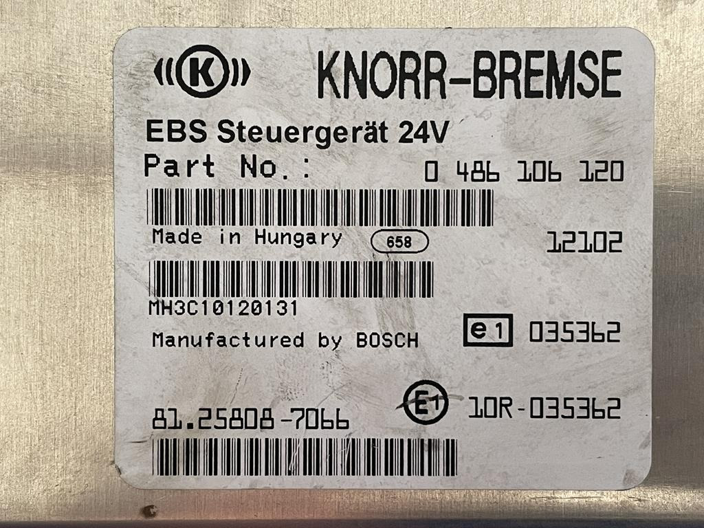 MAN EBS BRAKE CONTROL UNIT - 81.25808.7066 - ECU for Truck: picture 3 MAN EBS BRAKE CONTROL UNIT - 81.25808.7066 - ECU for Truck: picture 3