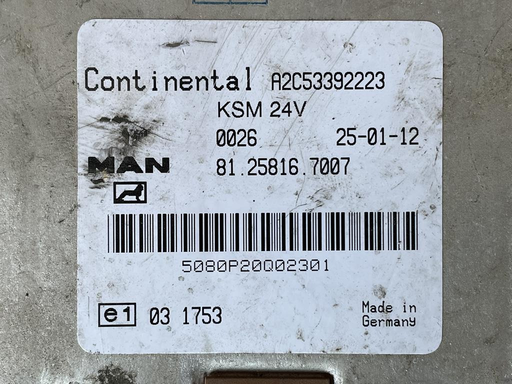 MAN KSM 81.25816 - 7007 - ECU for Truck: picture 3 MAN KSM 81.25816 - 7007 - ECU for Truck: picture 3
