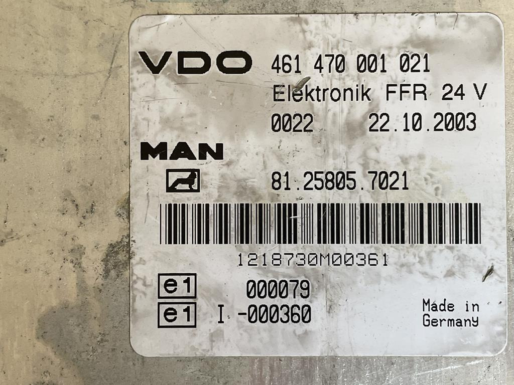 MAN TGA FFR - 81.258005.7021 - ECU for Truck: picture 3 MAN TGA FFR - 81.258005.7021 - ECU for Truck: picture 3