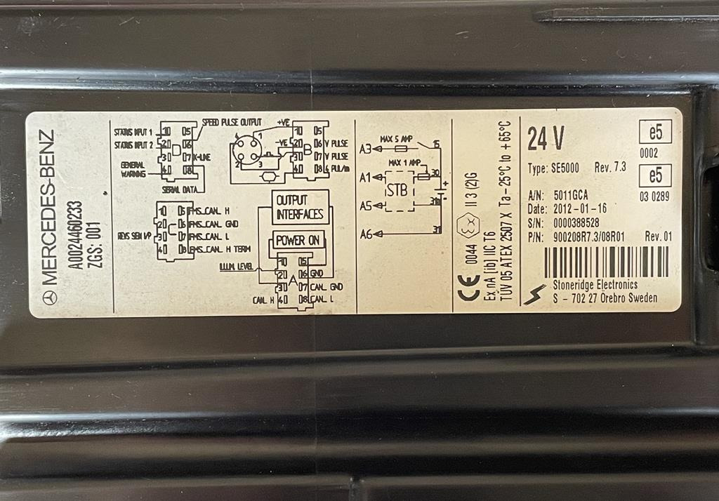 MERCEDES-BENZ Α 000 446 0233 - Tachograph for Truck: picture 3 MERCEDES-BENZ Α 000 446 0233 - Tachograph for Truck: picture 3