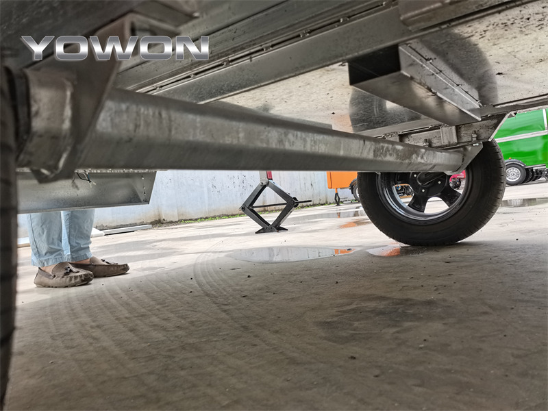New Vending trailer for transportation of food YOWON Fully customized food vending cart mobile street fast food trailer: picture 8