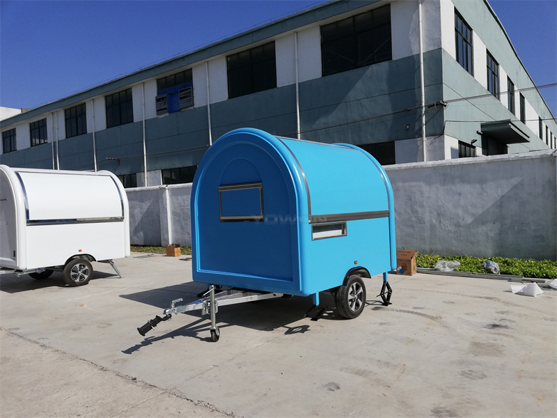 YOWON small fiberglass food vending trailer hot dog cart for Europe - Vending trailer: picture 5 YOWON small fiberglass food vending trailer hot dog cart for Europe - Vending trailer: picture 5