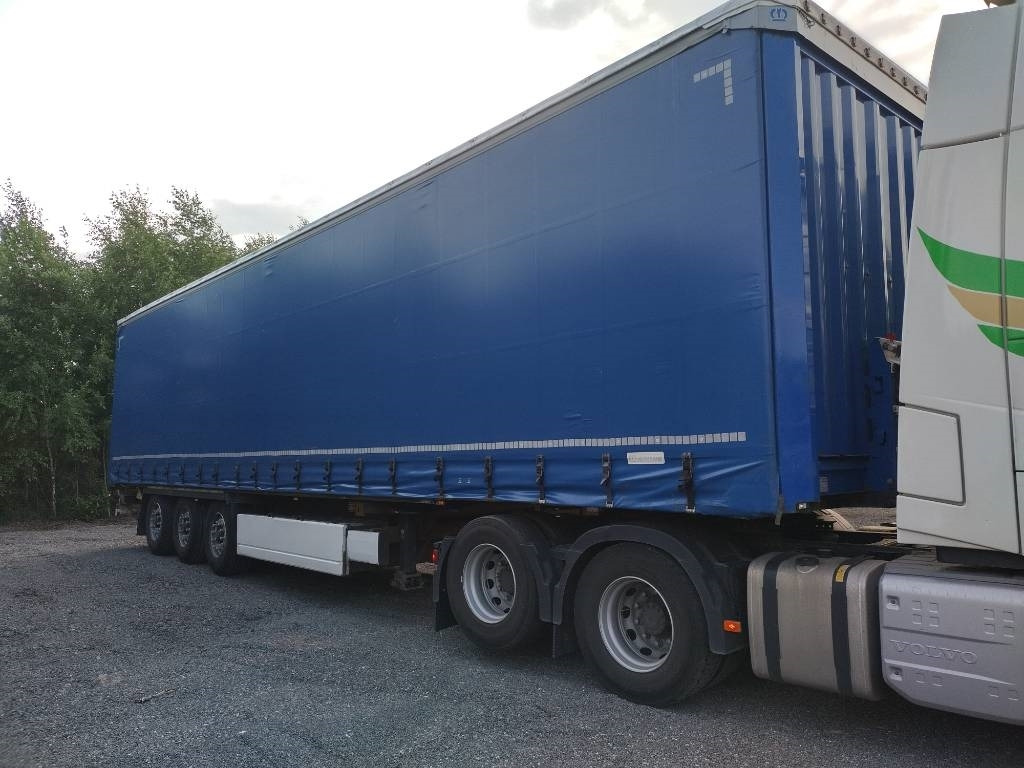 Krone vyökapelli, 2,87 sisäkork.,Nordic 16tn kaula  - Curtainsider semi-trailer: picture 1 Krone vyökapelli, 2,87 sisäkork.,Nordic 16tn kaula  - Curtainsider semi-trailer: picture 1