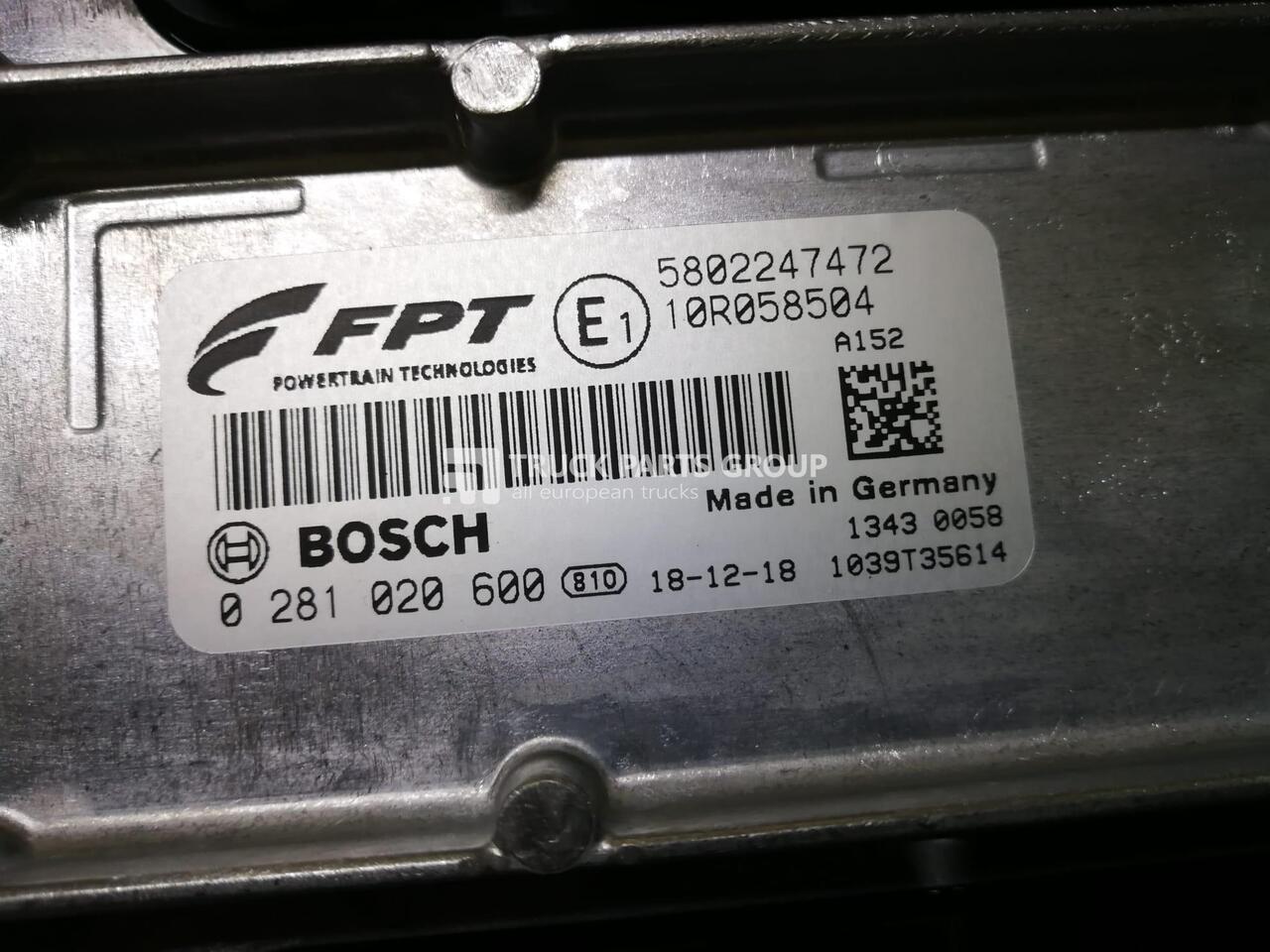 Holland, Valtra Bosch engine control unit, ECU, EDC17CV41 EDC17CV41C 837097168 P1300_2_3_0, EDC17CV41 0281020600 5802247472 - ECU for Truck: picture 1 Holland, Valtra Bosch engine control unit, ECU, EDC17CV41 EDC17CV41C 837097168 P1300_2_3_0, EDC17CV41 0281020600 5802247472 - ECU for Truck: picture 1