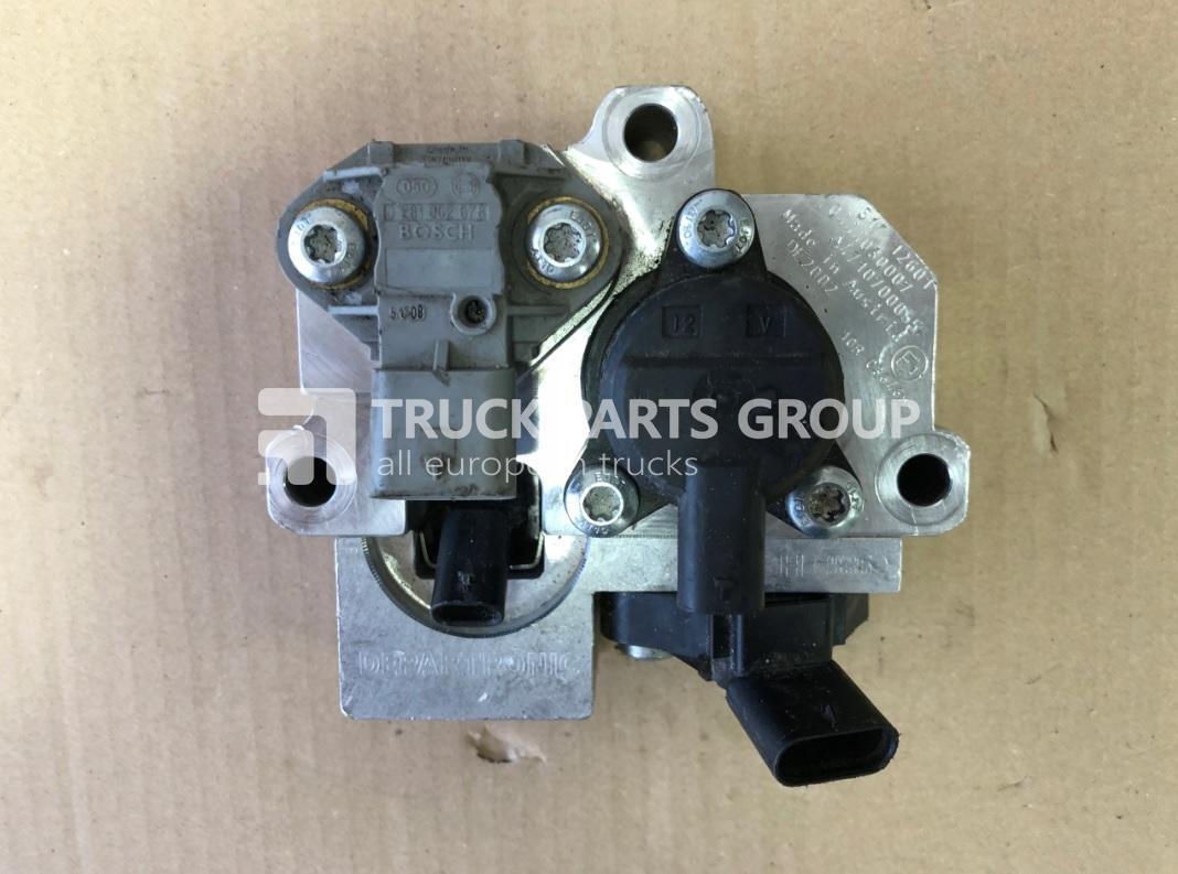 Mercedes Benz Actros, Arox, MP4 EURO 6, EURO6 emission, AD BLUE metering unit, doser block assembly, 4710700055, 0444030010 BOSCH DeNOx dosing module, DeNOx dozing module element (fuel injector dosing - Exhaust system for Truck: picture 1 Mercedes Benz Actros, Arox, MP4 EURO 6, EURO6 emission, AD BLUE metering unit, doser block assembly, 4710700055, 0444030010 BOSCH DeNOx dosing module, DeNOx dozing module element (fuel injector dosing - Exhaust system for Truck: picture 1