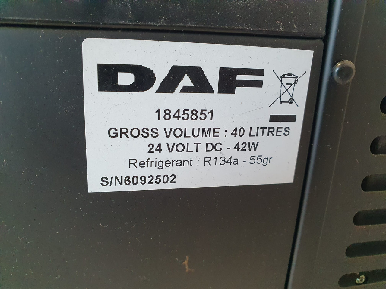 DAF DAF XF, EURO6, 106 XF fridge, climate control 1845851, 1425475, 1660722, 1794024, 1794025, 2133309, 2133309, 1929331, 1845851, 1943737, 2130638, 2299064, 2115741, 1683930, 1784025, 1725652, 2019771, - Spare parts: picture 2 DAF DAF XF, EURO6, 106 XF fridge, climate control 1845851, 1425475, 1660722, 1794024, 1794025, 2133309, 2133309, 1929331, 1845851, 1943737, 2130638, 2299064, 2115741, 1683930, 1784025, 1725652, 2019771, - Spare parts: picture 2