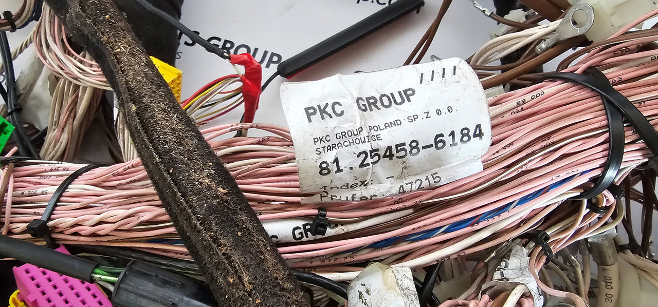 Spare parts for Truck MAN MAN TGX, TGS EURO6 cable harness with connectors inside cab, full set, wiring set electric support 81254586184, 81254585181, 81254566672, 81254595085, 81254585533, 81254566749: picture 11