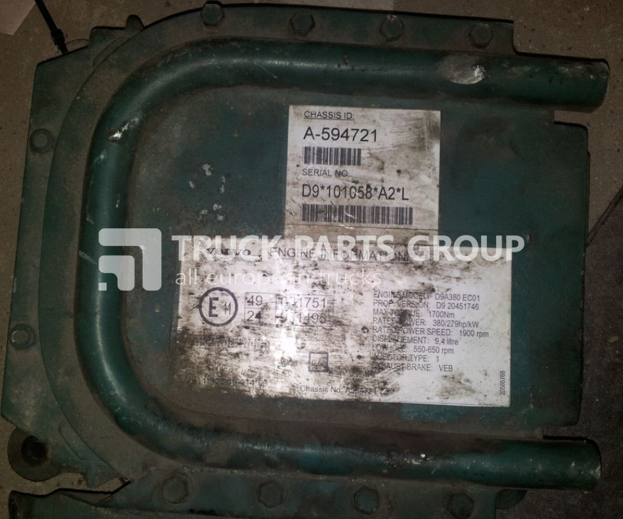 VOLVO FL, FM, FE engine control unit, EDC, ECU, D9A380 EC01, 380/279/h control unit - ECU for Truck: picture 1 VOLVO FL, FM, FE engine control unit, EDC, ECU, D9A380 EC01, 380/279/h control unit - ECU for Truck: picture 1