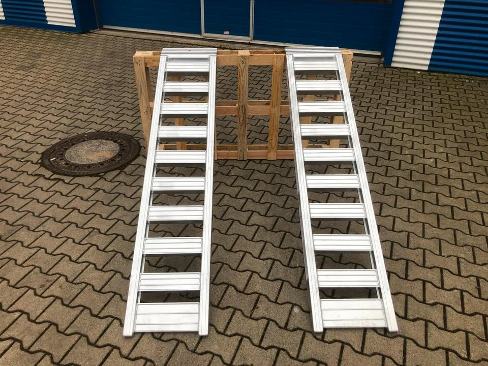 Alurampen Satz 2m 2000KG Minibagger Minilader Quad Auffahrrampe *INKL.19% MWST* - Loading ramp: picture 4 Alurampen Satz 2m 2000KG Minibagger Minilader Quad Auffahrrampe *INKL.19% MWST* - Loading ramp: picture 4