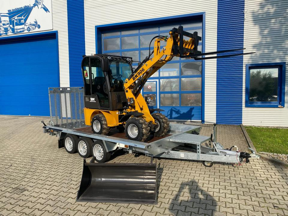 Radlader/Hoflader BK906 Kabine inkl. Tieflader und Gabel/Schaufelpaket *INKL.19% MWST*BERGER KRAUS*PERKINS*SOFORT!* - Compact loader, Trailer: picture 2 Radlader/Hoflader BK906 Kabine inkl. Tieflader und Gabel/Schaufelpaket *INKL.19% MWST*BERGER KRAUS*PERKINS*SOFORT!* - Compact loader, Trailer: picture 2