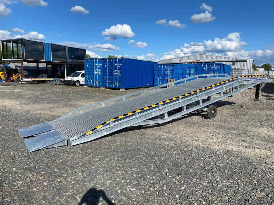 Verladerampe 8t Verzinkt Containerrampe LKW Rampe Vorführmodell inkl. Gratis Lieferung *INKL.19% MWST*SOFORT!* - Loading ramp: picture 1 Verladerampe 8t Verzinkt Containerrampe LKW Rampe Vorführmodell inkl. Gratis Lieferung *INKL.19% MWST*SOFORT!* - Loading ramp: picture 1