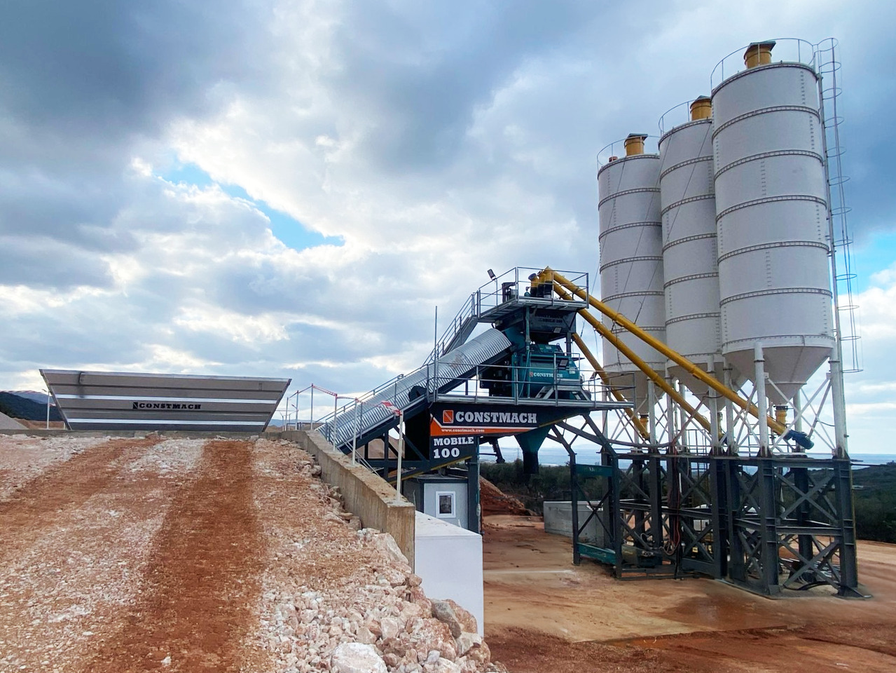Constmach 100 m³/h Mobile Concrete Batching Plant - Concrete plant: picture 2 Constmach 100 m³/h Mobile Concrete Batching Plant - Concrete plant: picture 2