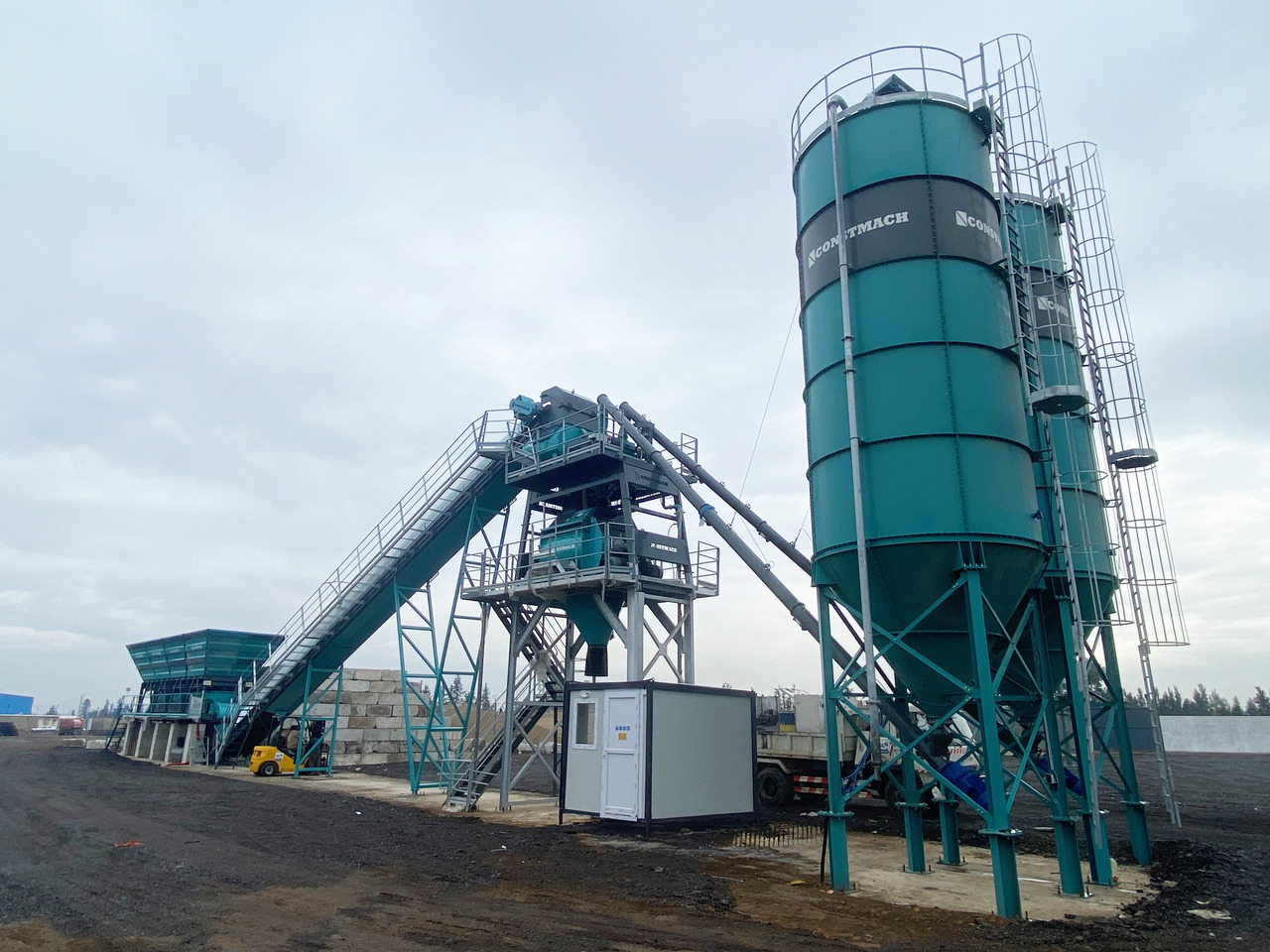 Constmach 100 m³/h Stationary Concrete Batching Plant - Concrete plant: picture 2 Constmach 100 m³/h Stationary Concrete Batching Plant - Concrete plant: picture 2