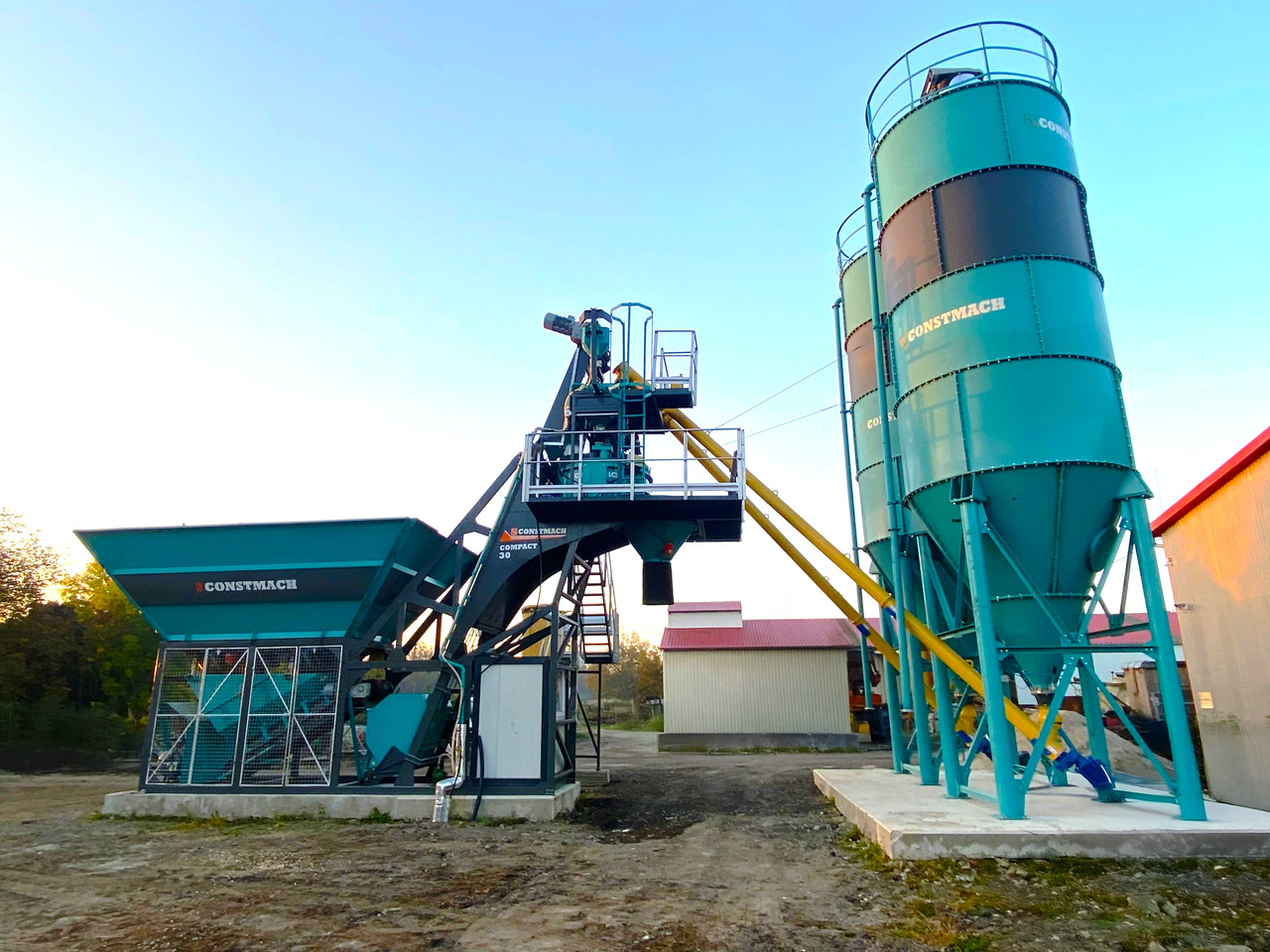 Constmach 30 m³/h Compact Concrete Batching Plant - Concrete plant: picture 2 Constmach 30 m³/h Compact Concrete Batching Plant - Concrete plant: picture 2
