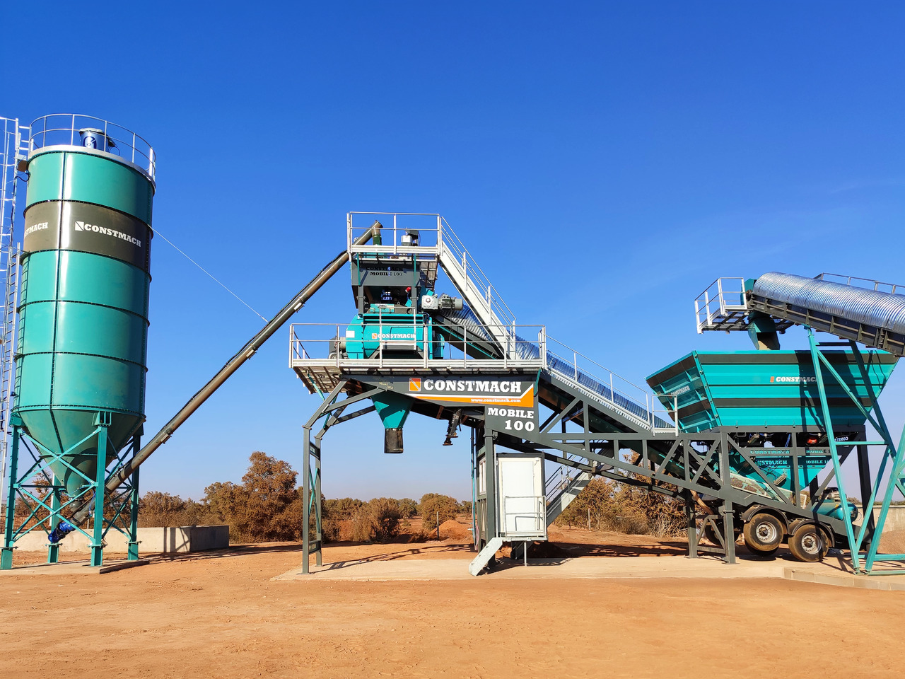 Constmach Centrale à Béton Mobile de 100 m³/h - Concrete plant: picture 4 Constmach Centrale à Béton Mobile de 100 m³/h - Concrete plant: picture 4