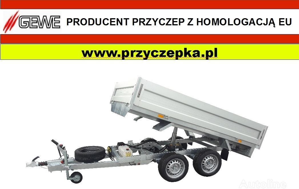 Gewe P3500 F/3 Kiper elektryczny, wywrot do tyłu - Tipper trailer: picture 1 Gewe P3500 F/3 Kiper elektryczny, wywrot do tyłu - Tipper trailer: picture 1