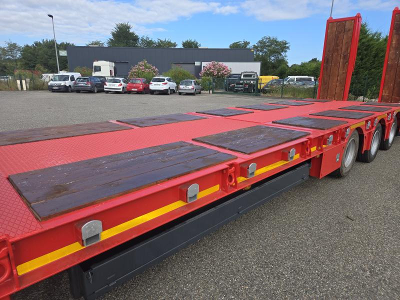 Alim porte engins 3 essieux - Low loader semi-trailer: picture 2 Alim porte engins 3 essieux - Low loader semi-trailer: picture 2