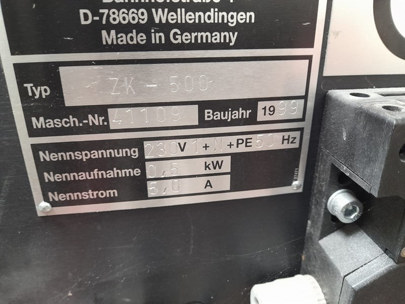 Guk ZK 500 | 1999 - Folding machine: picture 3 Guk ZK 500 | 1999 - Folding machine: picture 3