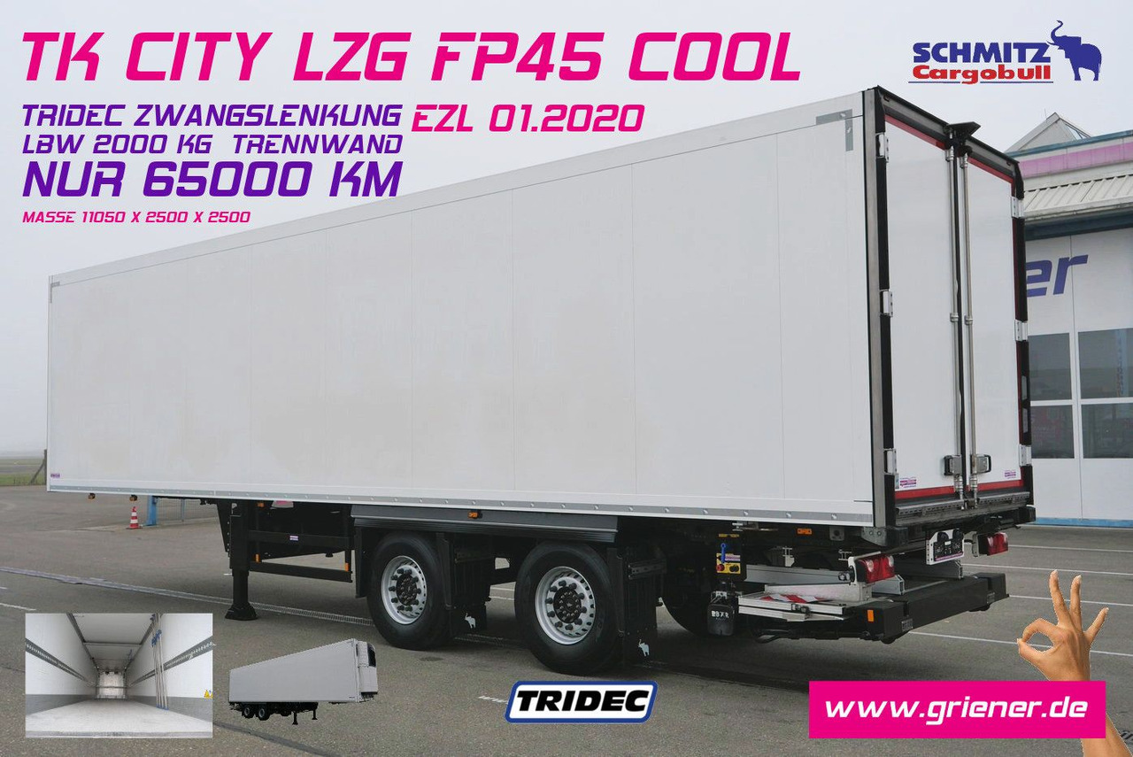 Schmitz Cargobull SKO 18/ LZG CITY FP 45 / LBW 2000 kg / CARR /TRI - Closed box semi-trailer: picture 1 Schmitz Cargobull SKO 18/ LZG CITY FP 45 / LBW 2000 kg / CARR /TRI - Closed box semi-trailer: picture 1
