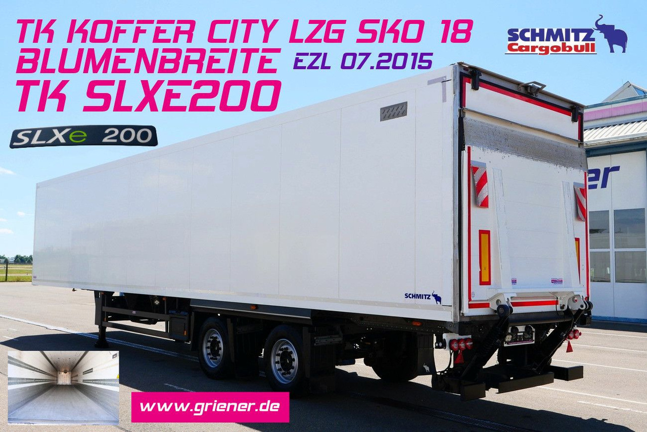 Schmitz Cargobull SKO 18/ TRIDEC LZG/ LBW 2000 kg SLXe 200 CITY - Refrigerator semi-trailer: picture 1 Schmitz Cargobull SKO 18/ TRIDEC LZG/ LBW 2000 kg SLXe 200 CITY - Refrigerator semi-trailer: picture 1