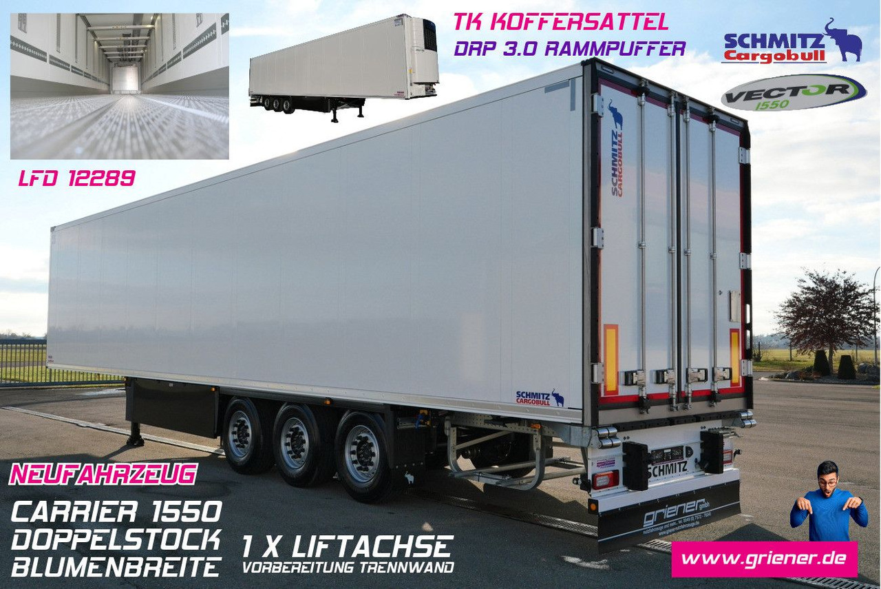 Schmitz Cargobull SKO 24/FP 45 cool /V7 / DOPPELSTOCK/DRP/ 1550 - Closed box semi-trailer: picture 1 Schmitz Cargobull SKO 24/FP 45 cool /V7 / DOPPELSTOCK/DRP/ 1550 - Closed box semi-trailer: picture 1