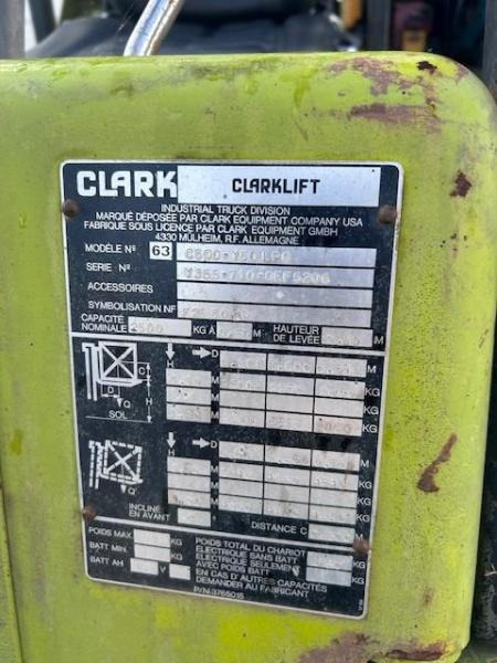 LPG forklift Clark C500-Y50LPG FRONTAL: picture 9