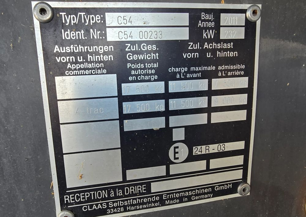 Claas Lexion 650 - Combine harvester: picture 5 Claas Lexion 650 - Combine harvester: picture 5