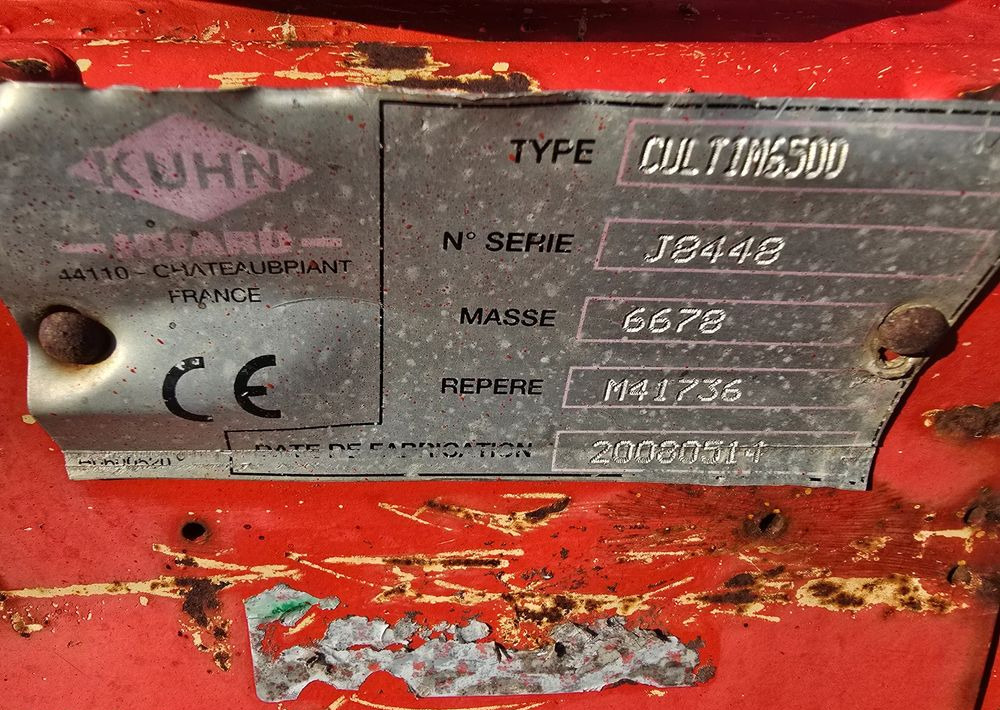 Soil tillage equipment Kuhn Cultimer 6500: picture 7