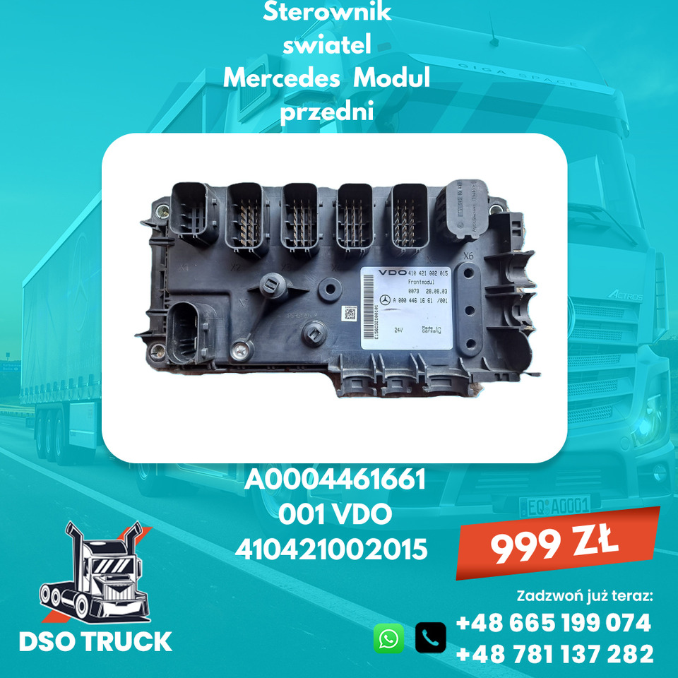 Sterownik swiatel Mercedes Modul przedni VDO A0004460961 002 A0004461661 001 - Spare parts: picture 2 Sterownik swiatel Mercedes Modul przedni VDO A0004460961 002 A0004461661 001 - Spare parts: picture 2