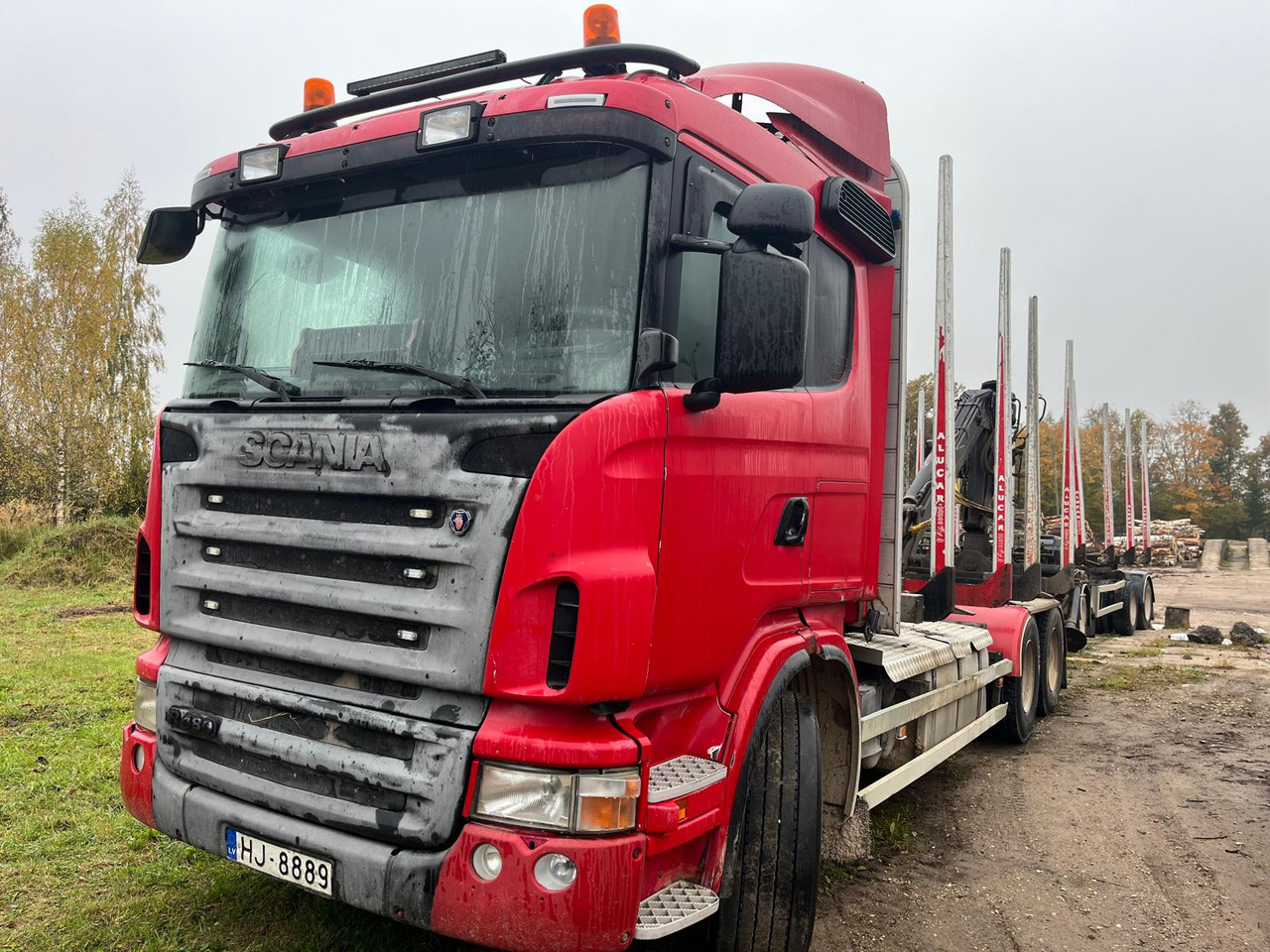 SCANIA R480 - Timber truck, Crane truck: picture 1 SCANIA R480 - Timber truck, Crane truck: picture 1