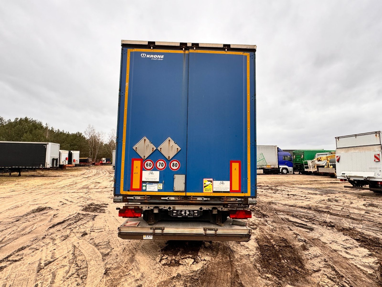 Curtainsider semi-trailer Krone SDP 27 ELB4-CS: picture 7