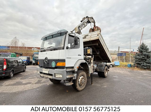Mercedes-Benz Atego 1828 4x4 Kipper-Kran Atlas - Tipper, Crane truck: picture 1 Mercedes-Benz Atego 1828 4x4 Kipper-Kran Atlas - Tipper, Crane truck: picture 1