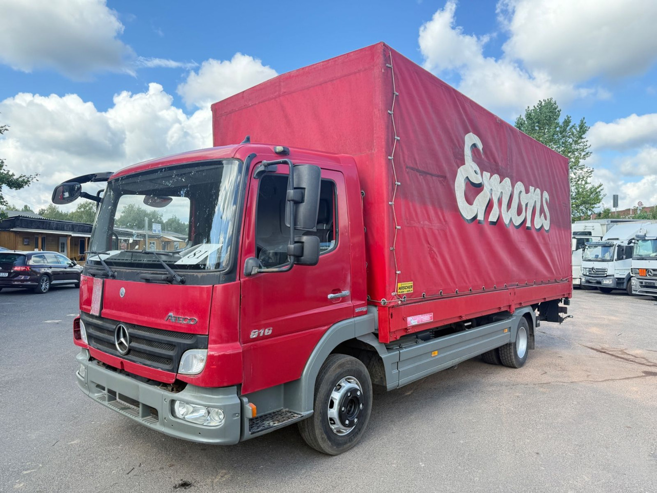 Mercedes-Benz Atego 816 L Lbw Tempomat - Curtainsider truck: picture 3 Mercedes-Benz Atego 816 L Lbw Tempomat - Curtainsider truck: picture 3