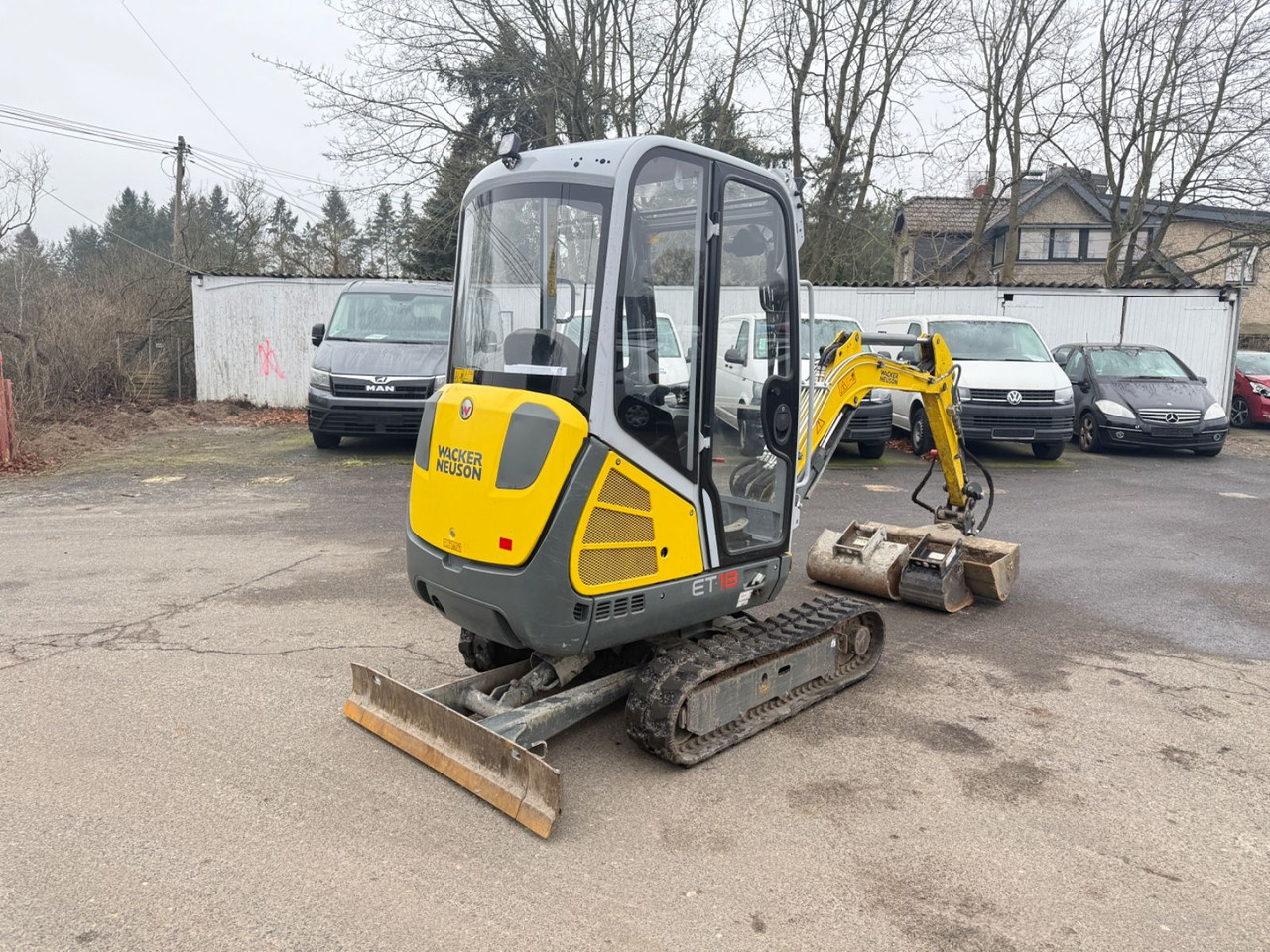Mini excavator Neuson ET 18 2 Grabenlöffel 1 Grabenräumsc. Knikmatik: picture 8