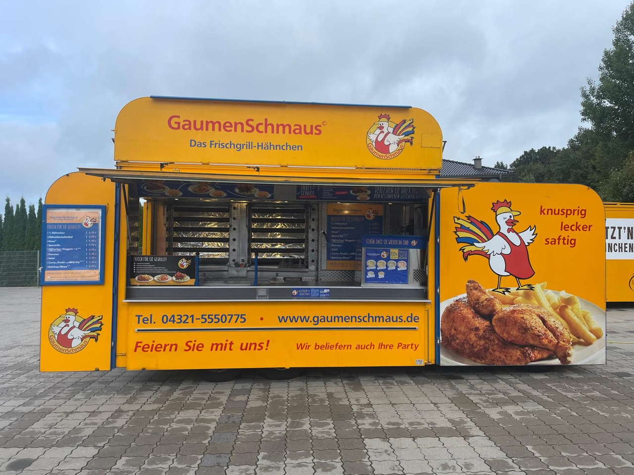 Fiat Hähnchengrill mobil Foodtruck - Vending truck: picture 1 Fiat Hähnchengrill mobil Foodtruck - Vending truck: picture 1