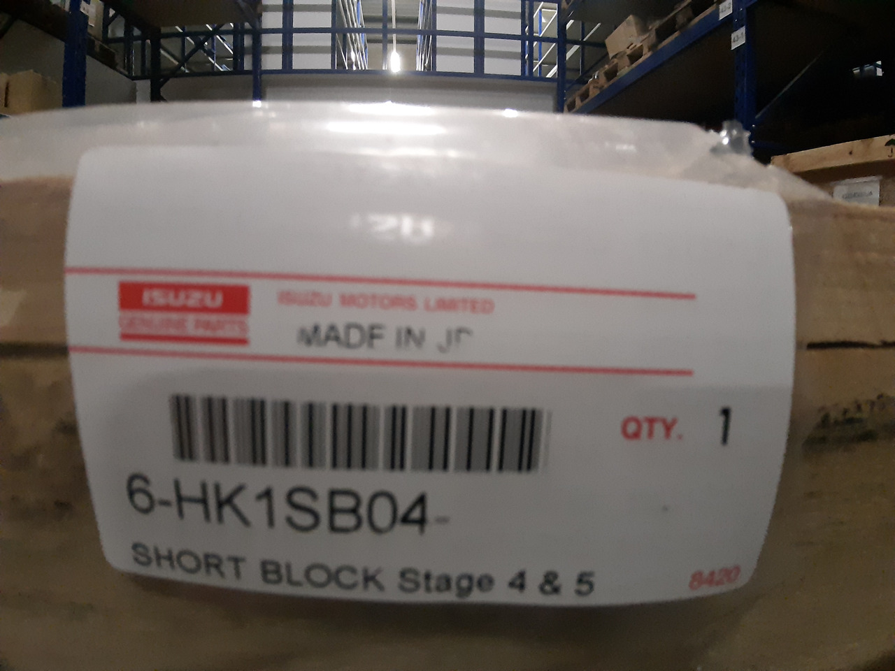Isuzu NEW SHORT BLOCK 6HK1 TIER 4 / STAGE 4 / TIER 5 / Stage 5 - Engine for Excavator: picture 1 Isuzu NEW SHORT BLOCK 6HK1 TIER 4 / STAGE 4 / TIER 5 / Stage 5 - Engine for Excavator: picture 1
